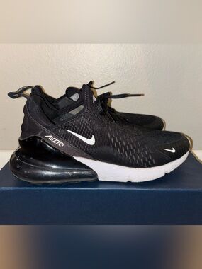 Nike Black White Air Max 270 Sneakers